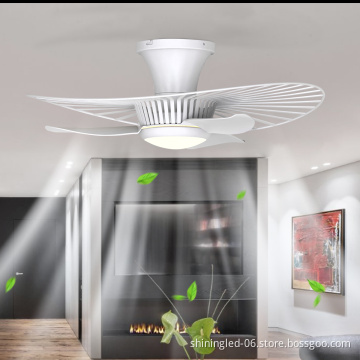 2024 Mini LED Fan Light Remote Control Air Cooler Ceiling Fan